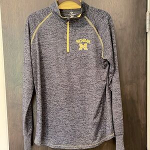 Michigan Dri-fit quarter zip